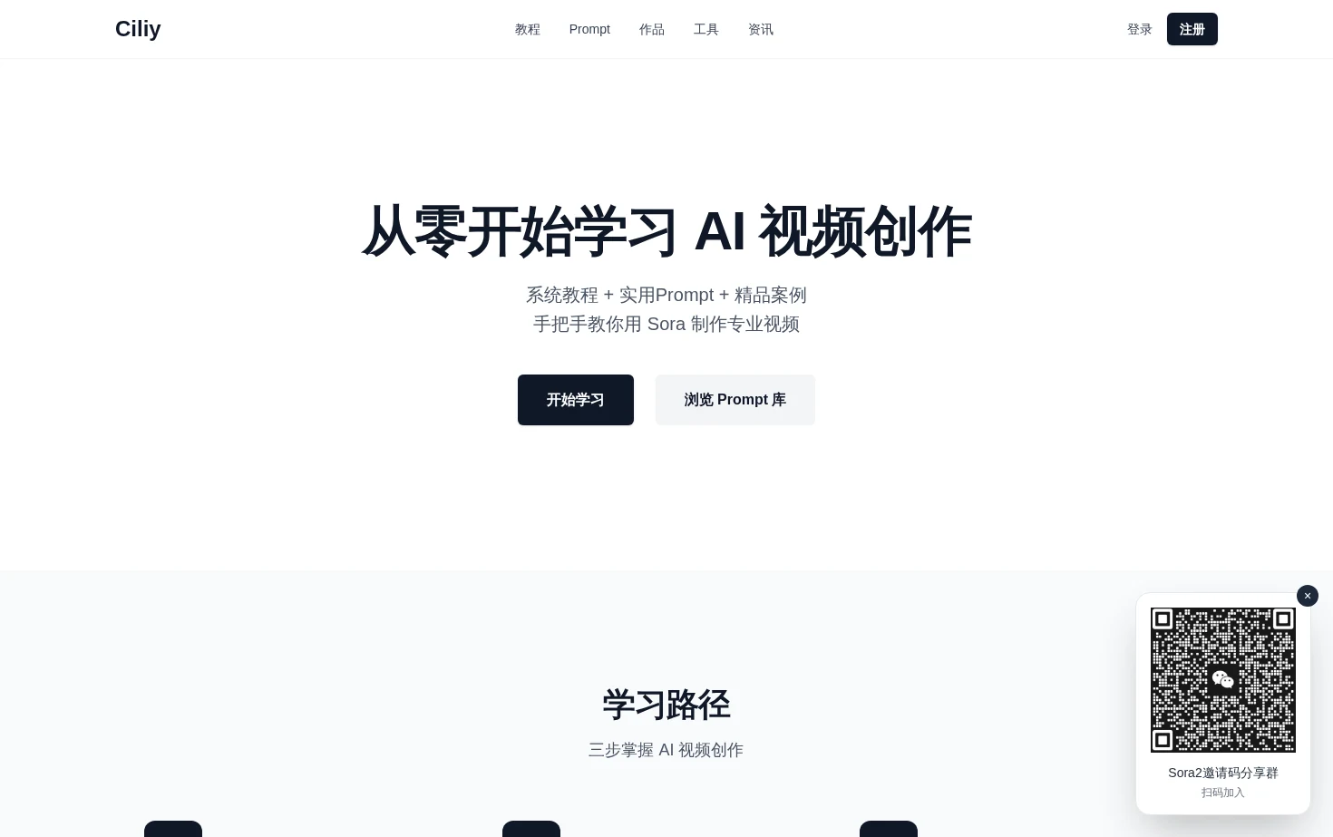 Ciliy 页面快照